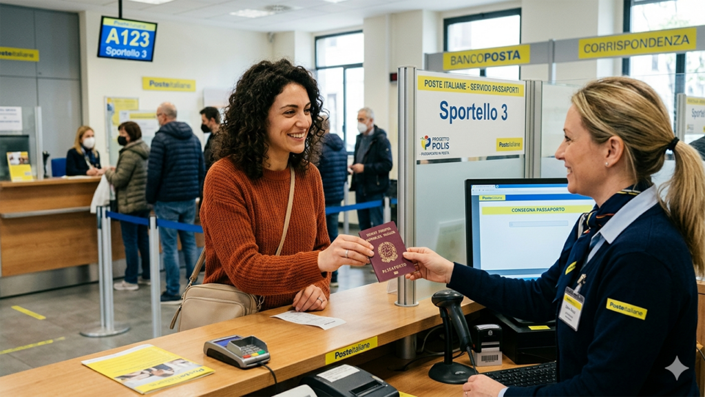 passaporto in posta
